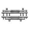 Stainless Steel Baillon Block Lips Métal